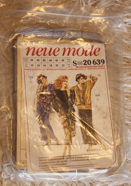 NEUE MODE 20639 - DRESS - EVENING COMBINATION - MULTI SIZE PATTERN Carousel 1