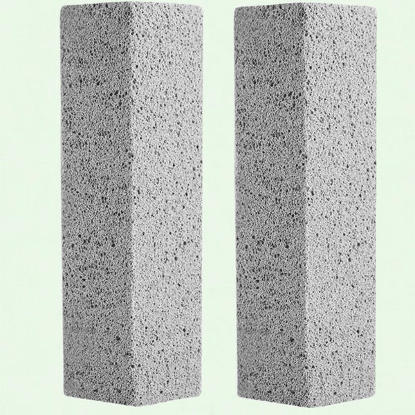 Toilet Cleaning Pumice Stone Stick, 2 Count - Removes Hard Water Rings and Carousel 1