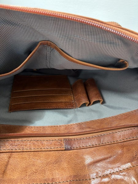 Spikes and Sparrow Leather Laptop Bag64613855695746112