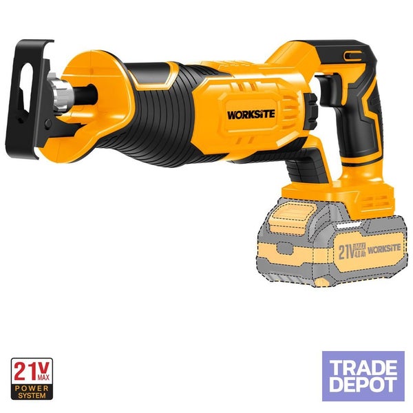 Cordless Reciprocating Saw 21V - SKIN ONLY - EXCLUDES BATTERY AND CHARGER Carousel 1