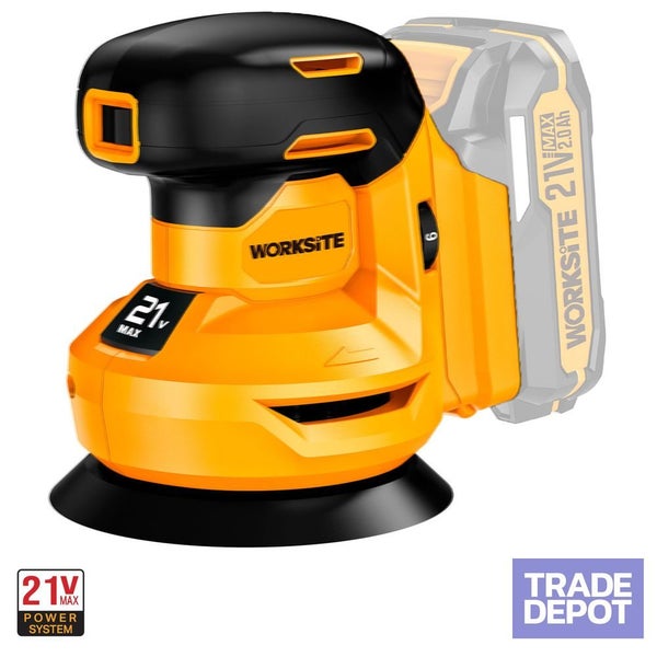 Cordless Orbital Sander 125mm 21V - SKIN ONLY - EXCLUDES BATTERY AND CHARGER Carousel 1