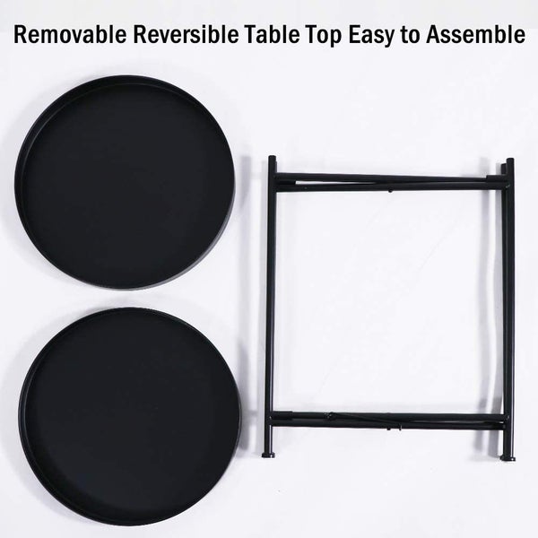 Coffee table, Iron Side Table Carousel 2