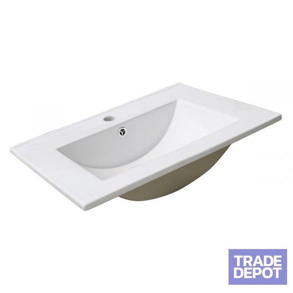 Classic Vanity Top Only 760mm Ceramic Carousel 1