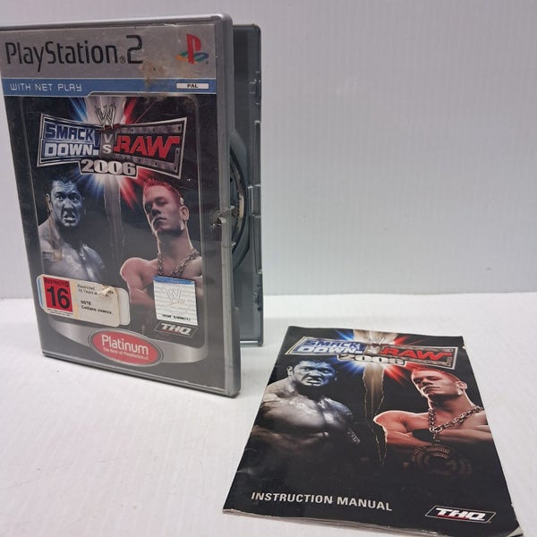 PS2 GAME "SMACKDOWN VS RAW 2006" Carousel 1