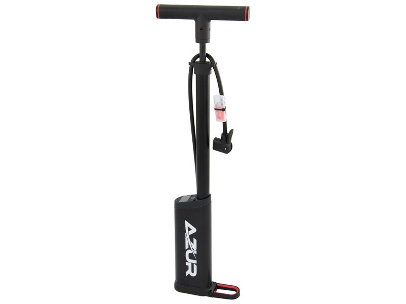 Floor Pump with Digital Guage - 140psi - Dual Head Presta & Shrader Valves Carousel 1