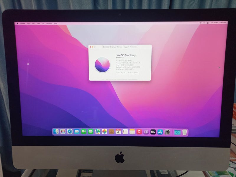Apple iMac (21.5", Late 2015, macOS Monterey) Carousel 1