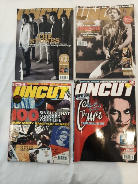 4× Uncut magazines and CDs 2001-2004 Carousel 2