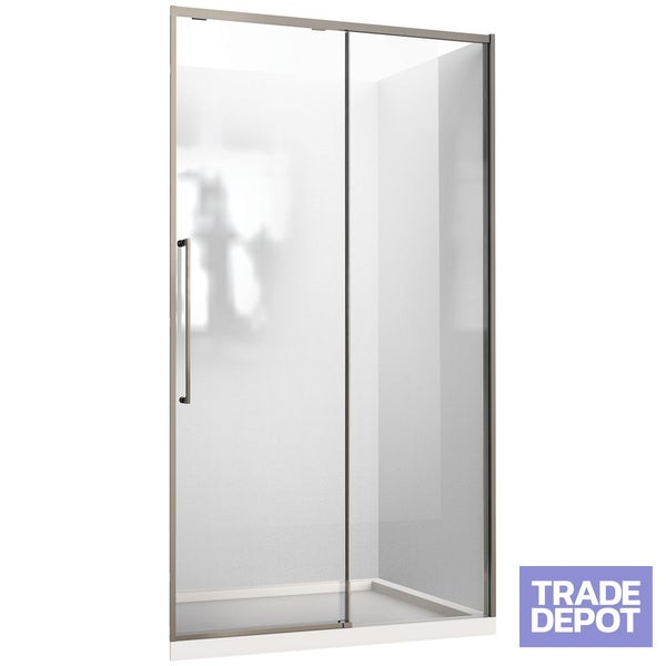 SS 1200mm Gunmetal Shower with Centre Waste - 3-Sided Carousel 1