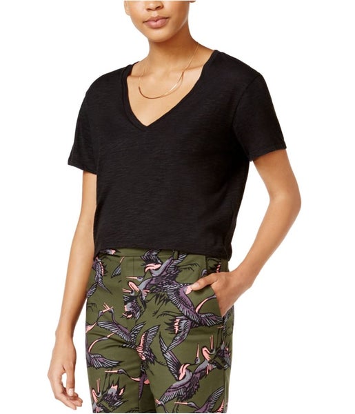 Rachel Roy Womens V-Neck Basic T-Shirt, NWT Carousel 1