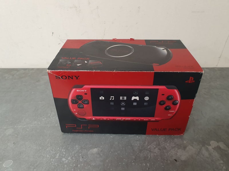 Sony PSP 3000 Red & Black In Box Carousel 1
