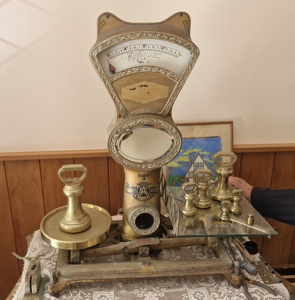 Antique Scales. A striking, beautiful piece of work Carousel 1