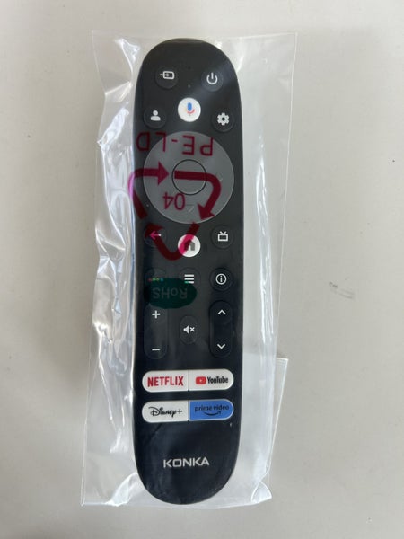 KONKA genuine GOOGLE / Android SMART TV REMOTE BRAND NEW WITH VOICE Carousel 2