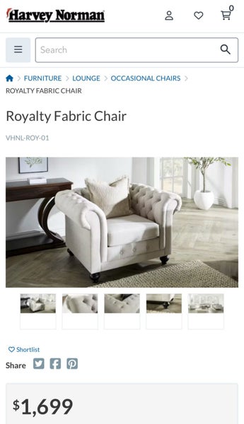 Chesterfield Fabric Armchair Carousel 7