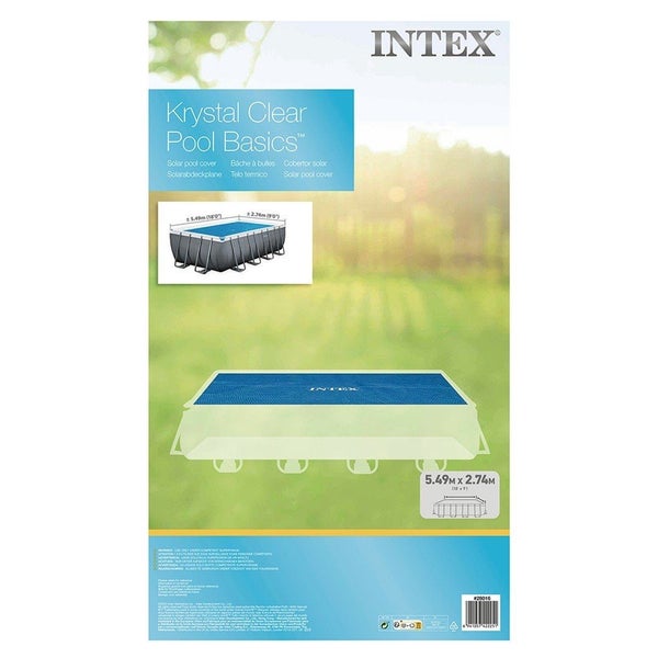 INTEX Solar Cover 18x9 Rectangle Carousel 1