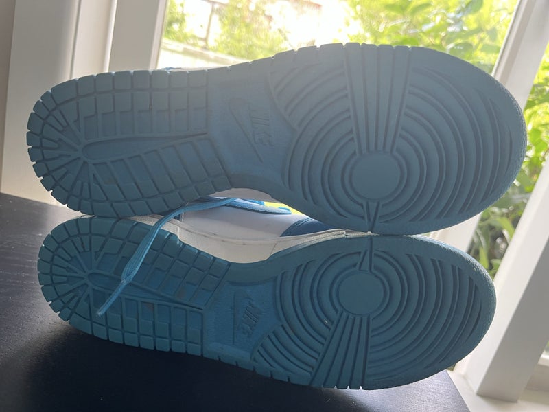 This is a Nike Dunk High Retro "Laser Blue" trainers. Women’s size UK664617230465795114