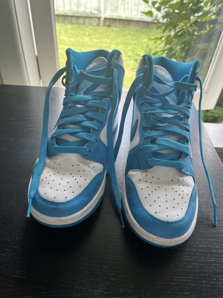 This is a Nike Dunk High Retro "Laser Blue" trainers. Women’s size UK664617230465795112