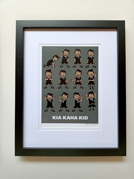 "Scone Recipe - Hot Buttered 1" & "Kia Kaha Kid" by Dick Frizzell Carousel 3