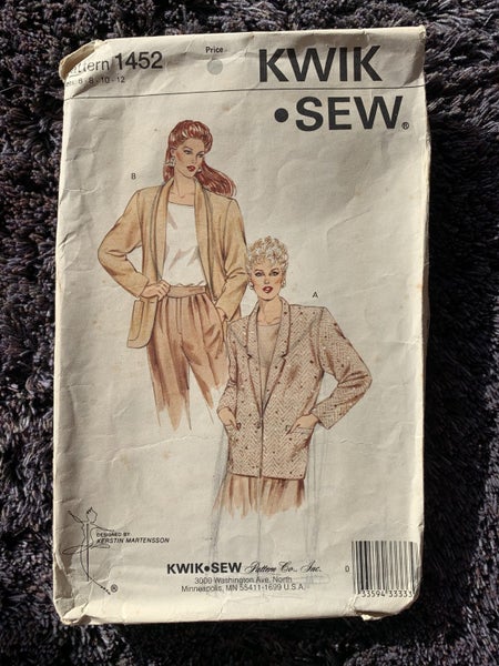 KWIK SEW 1452 - MISSES JACKET - SIZE 6, 8, 10, 12 Carousel 1