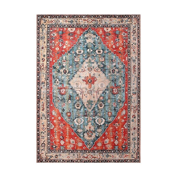 Artiss Floor Rug 240X340cm Large Washable Area Modern Living Room Carpet Mat Carousel 1
