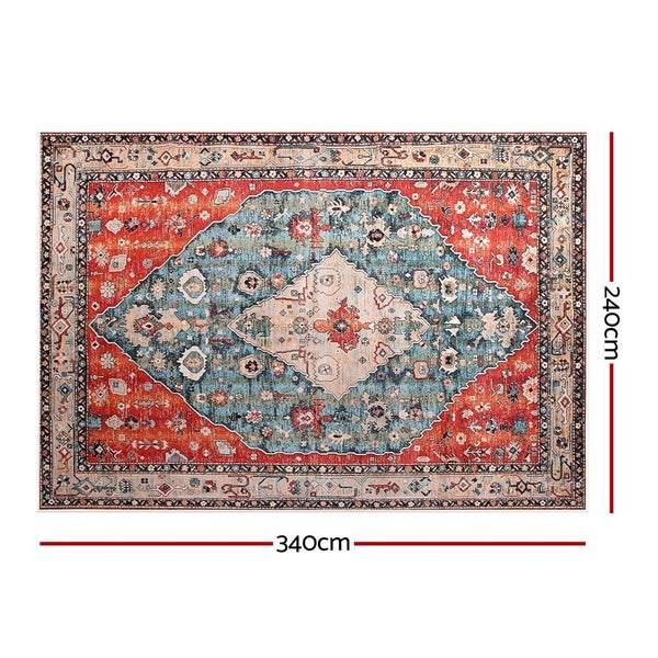 Artiss Floor Rug 240X340cm Large Washable Area Modern Living Room Carpet Mat Carousel 2
