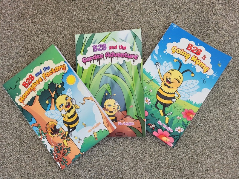 Honeybee Adventure Series (Ages 7–10) – NZ Author – Set of 3 Books64618594172419112