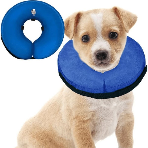 Inflatable Dog Collar-Soft Protective Cone for Dogs After Surgery,Dog Donut Carousel 2