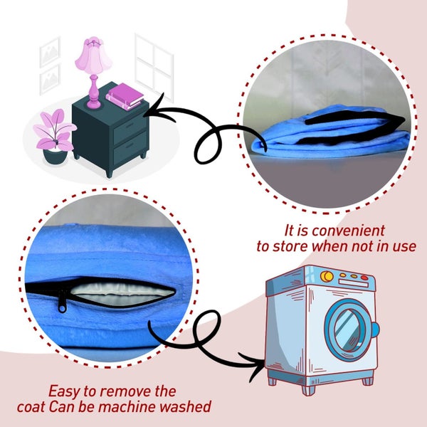 Inflatable Dog Collar-Soft Protective Cone for Dogs After Surgery,Dog Donut Carousel 5