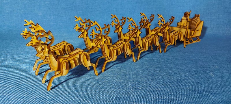 Santa's Sleigh 3D Puzzle - Build the Magic of Christmas Eve!64649672338690110