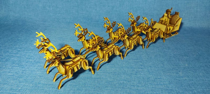 Santa's Sleigh 3D Puzzle - Build the Magic of Christmas Eve!64649672338690111