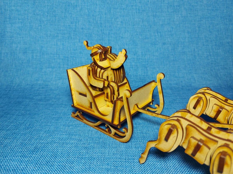 Santa's Sleigh 3D Puzzle - Build the Magic of Christmas Eve!64649672338690112