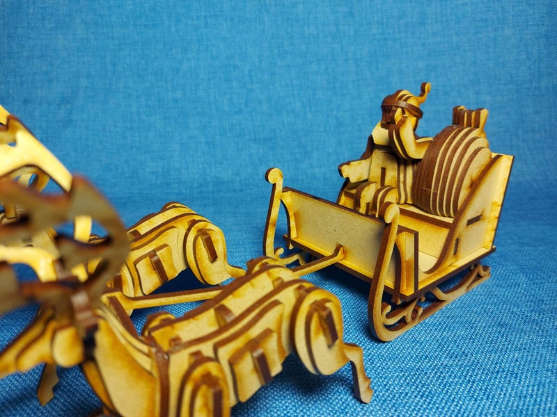 Santa's Sleigh 3D Puzzle - Build the Magic of Christmas Eve!64649672338690113