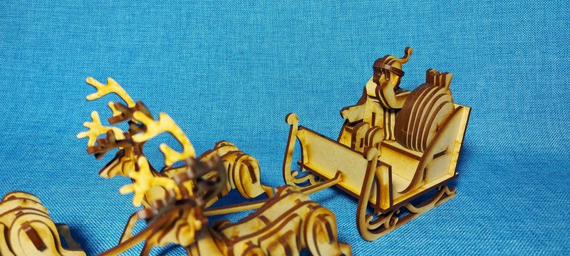 Santa's Sleigh 3D Puzzle - Build the Magic of Christmas Eve!64649672338690114