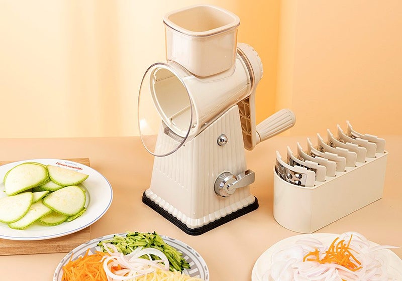 Kitchen Fruit Vegetable Grater Slicer Shredder Chopper Cutter Mandoline Carousel 1