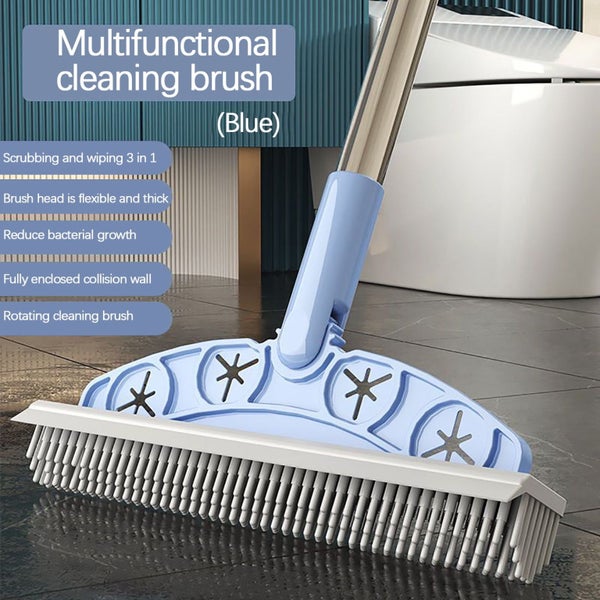 Multifunctional Floor Brush for Bathroom Crevices, Sweeping and Wiping, Hou Carousel 1