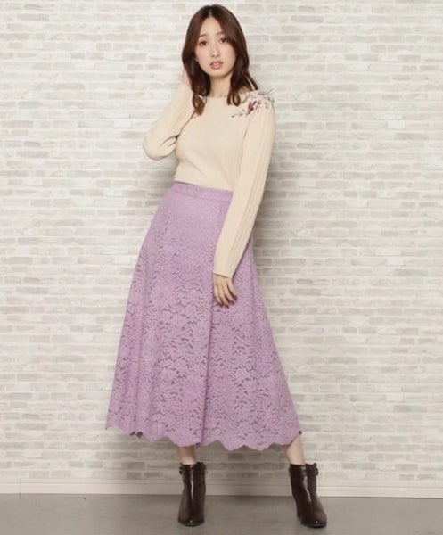 Lace Maxi Skirt 3501770 Carousel 2