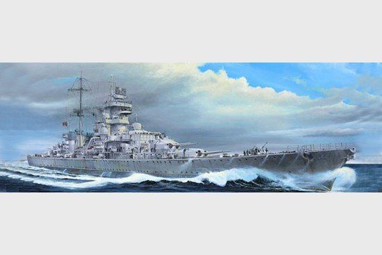Trumpeter 1/350 Scale German Heavy Cruiser Prinz Eugen 1945 05313 Plastic Mod... Carousel 1