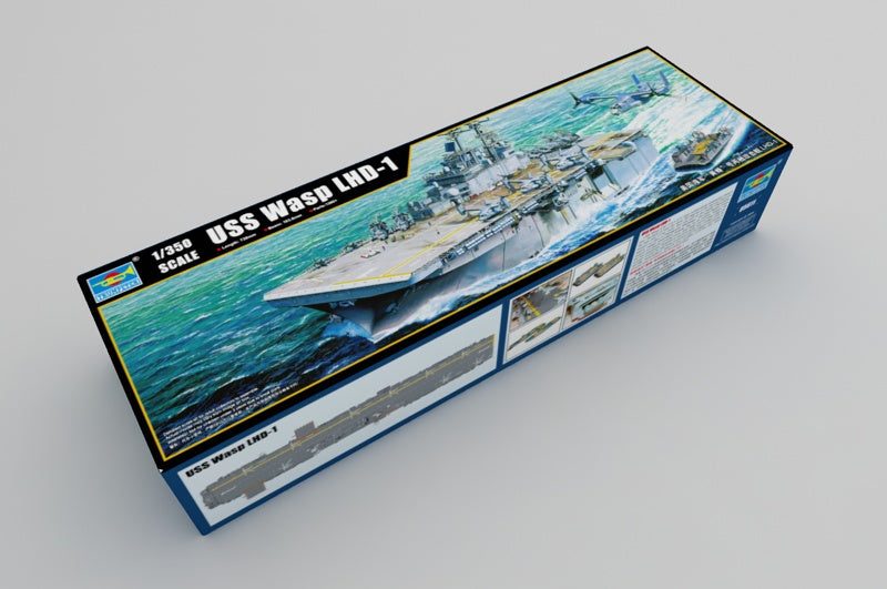 Trumpeter 1/350 Scale USS Wasp LHD-1 Amphibious Assault Ship 05611 Plastic Mo... Carousel 3