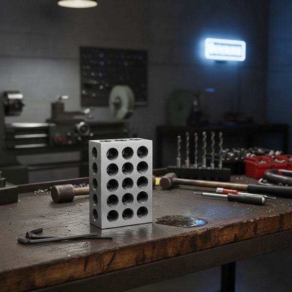 Traderight 123 Block Set 1-2-3 Blocks 23 Holes Machinist Woodworking Workshop X2 Carousel 1