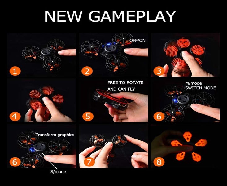 Flying Spinner Interactive Hand Spinner Toy Flying Spinner Interactive Hand S... Carousel 4