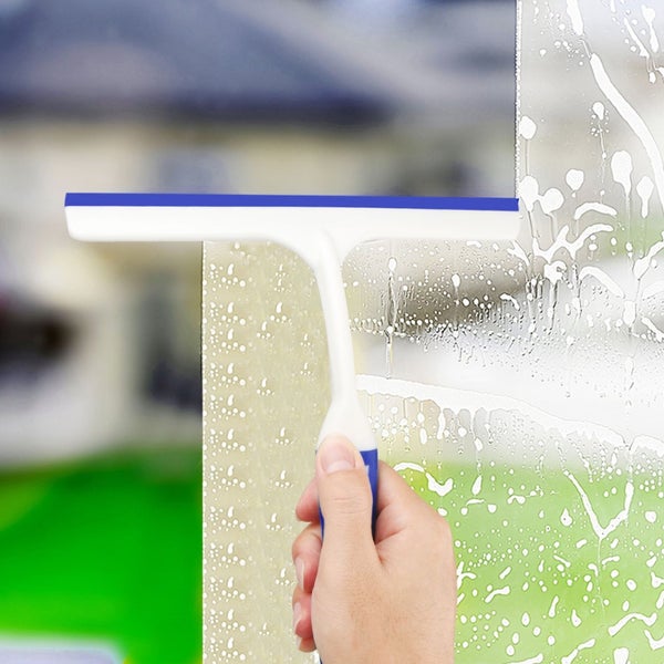 2pcs Shower Squeegees, 10" Streak-Free Handheld Squeegee Cleaner, Rubber Wi Carousel 2