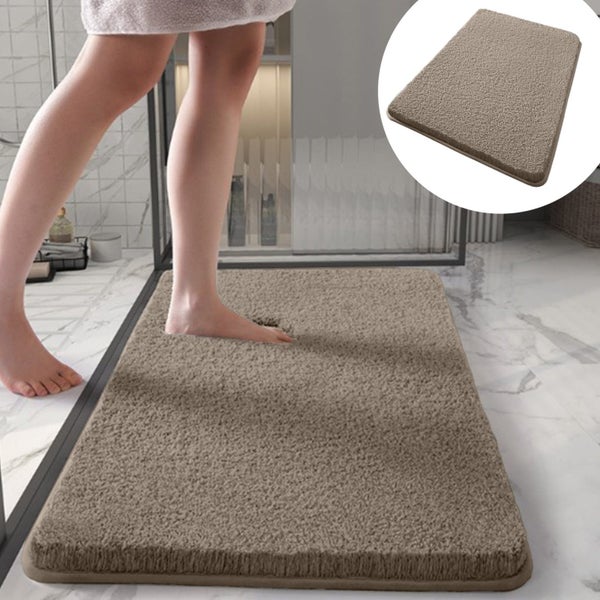 Solid Color Long Cotton Velvet Carpet Super Absorbent Thick Plush Against S Carousel 1