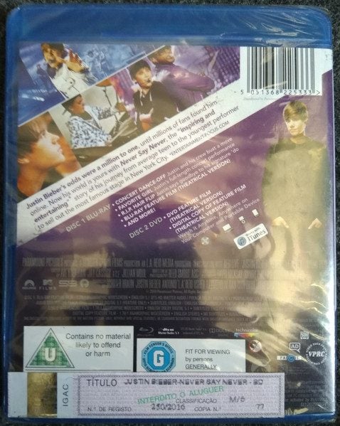 Justin Bieber – Never Say Never / Triple Play64623446766339111