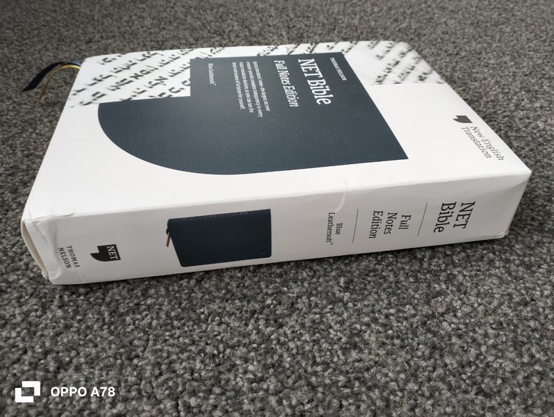 NET Bible Full Notes Edition Blue Leathersoft64624197614210111