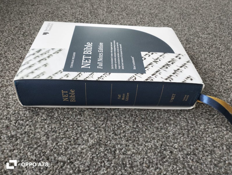 NET Bible Full Notes Edition Blue Leathersoft64624197614210112
