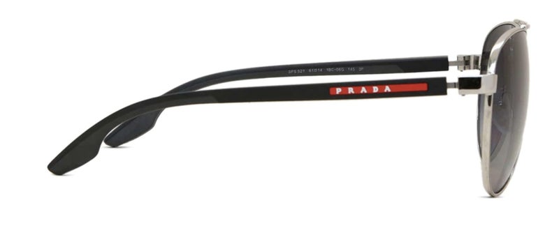 Authentic Prada Linea Rossa Aviator Sunglasses + Glasses Case64625116333827113