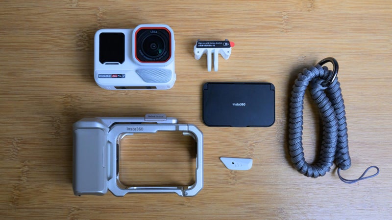 Insta360 Ace Pro 2 8k Action Camera with Xplorer Grip + Flip Screen hood Carousel 1