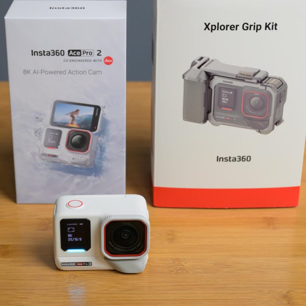 Insta360 Ace Pro 2 8k Action Camera with Xplorer Grip + Flip Screen hood Carousel 5