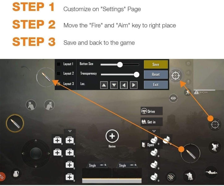 Mobile Phone PUBG Game Controller Gamepad64647257055363113
