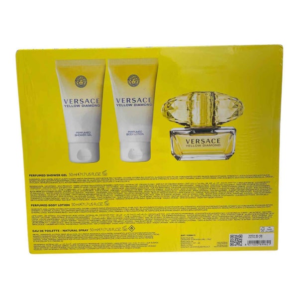 VERSACE YELLOW DIAMOND 50ML PERFUME SET Carousel 2