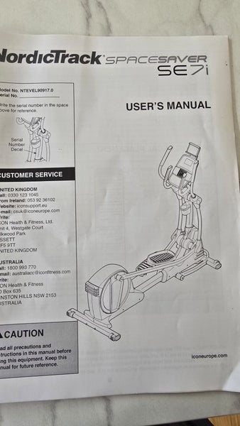 NordicTrack SpaceSaver SE7i64627155710595111
